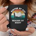Writer By Day Reader By Night Write Cool Book Lover Graphic Print Coffee Mug Unique Gifts