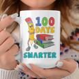 100 Days Smarter Teacher Student Books 100th Day Of School For Men Women Kids Graphic Print Coffee Mug Unique Gifts