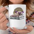 Adorable Hedgehog Book Nerd Tee Shirt Graphic Print Coffee Mug Unique Gifts