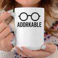 Adorkable Cute Nerd Glasses For Bookworm Book Reader Graphic Print Coffee Mug Unique Gifts Adorkable Cute Nerd Glasses For Bookworm Book Reader Graphic Print Coffee Mug Unique Gifts