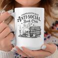 Anti-Social Book Club Bookish Introvert Readers Graphic Print Coffee Mug Unique Gifts
