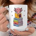 Axolotl Bookworm Girls Cute Book Reading Axolotl Pink Graphic Print Coffee Mug Unique Gifts Axolotl Bookworm Girls Cute Book Reading Axolotl Pink Graphic Print Coffee Mug Unique Gifts