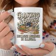 Baking And Books Because Murder Is Illegal Sarcastic Performance Graphic Print Coffee Mug Unique Gifts Baking And Books Because Murder Is Illegal Sarcastic Performance Graphic Print Coffee Mug Unique Gifts