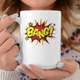 BANG Pop Art Comic Book Speech Bubbles Street Graffiti Art Graphic Print Coffee Mug Unique Gifts