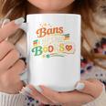 Bans Off Our Books Bookaholic Banned Book Lovers Readers Graphic Print Coffee Mug Unique Gifts