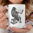 Bird Raven Book Lovers Men Women Graphic Tshirt Graphic Print Coffee Mug Unique Gifts