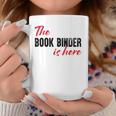 The Book Binder Is Here Graphic Print Coffee Mug Unique Gifts
