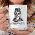 Book Lover Bent Over a Book Graphic Print Coffee Mug Unique Gifts