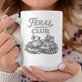 Book Lover Bookworm Feral Readers Club Raccoon Opossum Premium Tri-Blend Graphic Print Coffee Mug Unique Gifts