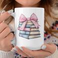 Book Lover Coquette Bow Pink Dainty Ribbon Cute Bookworm Graphic Print Coffee Mug Unique Gifts Book Lover Coquette Bow Pink Dainty Ribbon Cute Bookworm Graphic Print Coffee Mug Unique Gifts