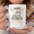 Book Lover Cute Cat Coffee Just 1 More Chapter Cozy Reading Graphic Print Coffee Mug Unique Gifts