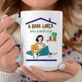 A Book Lover With A Willful Cat Women Kids Graphic Print Coffee Mug Unique Gifts A Book Lover With A Willful Cat Women Kids Graphic Print Coffee Mug Unique Gifts