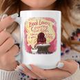 Book Lovers Covering Our Faces Graphic Print Coffee Mug Unique Gifts