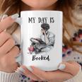 Book Lovers My Day Is Booked Vintage Graphic Print Coffee Mug Unique Gifts