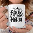Book Nerd Books Reading Bookworm Bibliophile Graphic Print Coffee Mug Unique Gifts