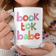 Book Tok Babe Bookish Woman Loves To Read Reading Novels Graphic Print Coffee Mug Unique Gifts