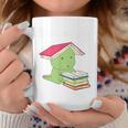 Bookasaurus T-Rex Reading Dinosaur Book PunShirt Graphic Print Coffee Mug Unique Gifts