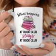 Booklover What Happens At Book Club Stays At Book Club Graphic Print Coffee Mug Unique Gifts Booklover What Happens At Book Club Stays At Book Club Graphic Print Coffee Mug Unique Gifts