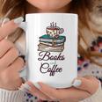 Books And Coffee Graphic Print Coffee Mug Unique Gifts