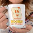 Books Are Friends Bookish Bookstore Library Premium Tri-Blend Graphic Print Coffee Mug Unique Gifts
