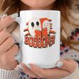 BOOOOKS Halloween Author Reading Of History Books Graphic Print Coffee Mug Unique Gifts