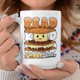Camping Reading Fun Book Lover Camper Librarian Graphic Print Coffee Mug Unique Gifts