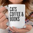 Cats Coffee And Books Graphic Print Coffee Mug Unique Gifts Cats Coffee And Books Graphic Print Coffee Mug Unique Gifts