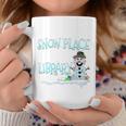Christmas Reading Tee Snowman Librarian Book Lover Reader Graphic Print Coffee Mug Unique Gifts