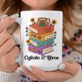 Coffee & Book Lover Reader Mexican Spanish Cafecito & Libros Graphic Print Coffee Mug Unique Gifts