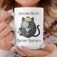 Cozy Mystery Book Lover You Had Me At Murder Mystery Graphic Print Coffee Mug Unique Gifts