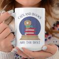 Cute CATS AND BOOKS ARE THE BEST SNOW GLOBE Graphic Print Coffee Mug Unique Gifts Cute CATS AND BOOKS ARE THE BEST SNOW GLOBE Graphic Print Coffee Mug Unique Gifts