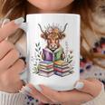 Cute Highland Cow Library Bookworm Librarian Books Reading Graphic Print Coffee Mug Unique Gifts Cute Highland Cow Library Bookworm Librarian Books Reading Graphic Print Coffee Mug Unique Gifts