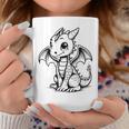 Cute Kawaii Dragon Coloring Book Art Color In Graphic Print Coffee Mug Unique Gifts Cute Kawaii Dragon Coloring Book Art Color In Graphic Print Coffee Mug Unique Gifts