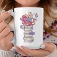 Cute Octopus Bookworm Fun Reading Tee For Book Lovers Graphic Print Coffee Mug Unique Gifts