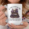 Dark Romance Merch I Put Down My Book Lover Spicy Skeleton Graphic Print Coffee Mug Unique Gifts