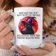 Some Days You Just Have To But On Cat Witch Reading Book Graphic Print Coffee Mug Unique Gifts