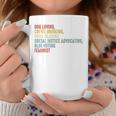 Dog Loving Coffee Drinking Book Reading Social Justice Premium Tri-Blend Graphic Print Coffee Mug Unique Gifts