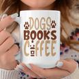 Dogs Books Coffee Lover Graphic Print Coffee Mug Unique Gifts