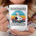 Ducks Books Lover Easily Distracted By Ducks & Books Graphic Print Coffee Mug Unique Gifts