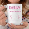Easily Distracted By Cats Books Bookworm Women Girls Kids Performance Graphic Print Coffee Mug Unique Gifts Easily Distracted By Cats Books Bookworm Women Girls Kids Performance Graphic Print Coffee Mug Unique Gifts