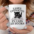 Easily Distracted By Cats And Books Cat Book Lover Graphic Print Coffee Mug Unique Gifts Easily Distracted By Cats And Books Cat Book Lover Graphic Print Coffee Mug Unique Gifts