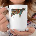 Easily Distracted By Cows & Books Lover Heifer Farm Graphic Print Coffee Mug Unique Gifts