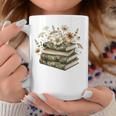 Floral Boho Flowers Books Camo Teacher Wildflowers Reading Graphic Print Coffee Mug Unique Gifts