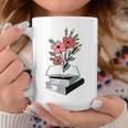 Floral Book Reader Fan For Reading Flower Books With Blooms Graphic Print Coffee Mug Unique Gifts Floral Book Reader Fan For Reading Flower Books With Blooms Graphic Print Coffee Mug Unique Gifts