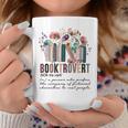 Floral Booktrovert Wildflowers Bookworm Reading Book Lovers Graphic Print Coffee Mug Unique Gifts