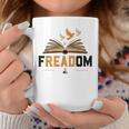 Freadom Anti Banned Books Lovers Reading Librarian Bookworm Graphic Print Coffee Mug Unique Gifts