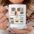 FUNNY NO SELF SHELF CONTROL READING BOOKS BOOKWORM BOOK PUN Graphic Print Coffee Mug Unique Gifts