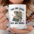 This Girl Loves Cats And Books Cat Watercolor Graphic Print Coffee Mug Unique Gifts This Girl Loves Cats And Books Cat Watercolor Graphic Print Coffee Mug Unique Gifts