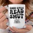 Good Girls Read Smut Book Flower Good Reader Saying Graphic Print Coffee Mug Unique Gifts