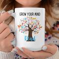 Grow Your Mind Read Reading Tree Books Librarian Teacher For Men Women Girls Kids Graphic Print Coffee Mug Unique Gifts